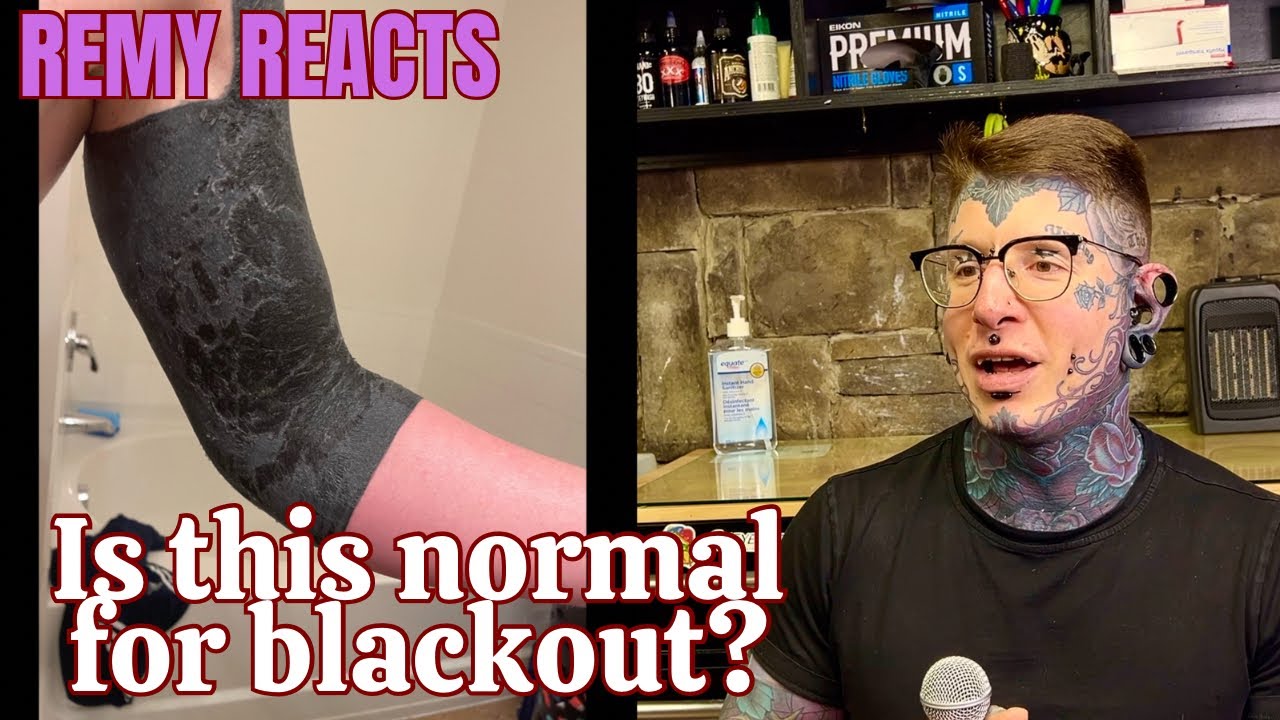 Remy Reacts to Blackout Tattoos #35 #inked #ink #tattoo