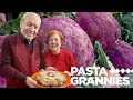Enjoy Nelli & Salvo's Sicilian 'drowned' purple cauliflower! | Pasta Grannies