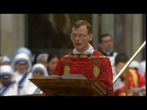 Gospel in Latin at Papal Mass (Feast of Saints Peter et Paul)