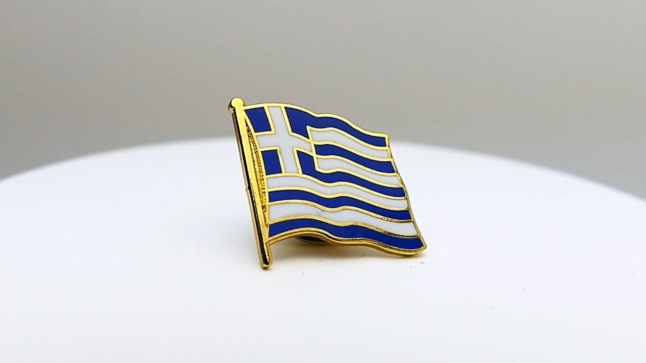 Pin's (épinglette) Drapeau Grèce - 2 X 2 Cm - Maison-des