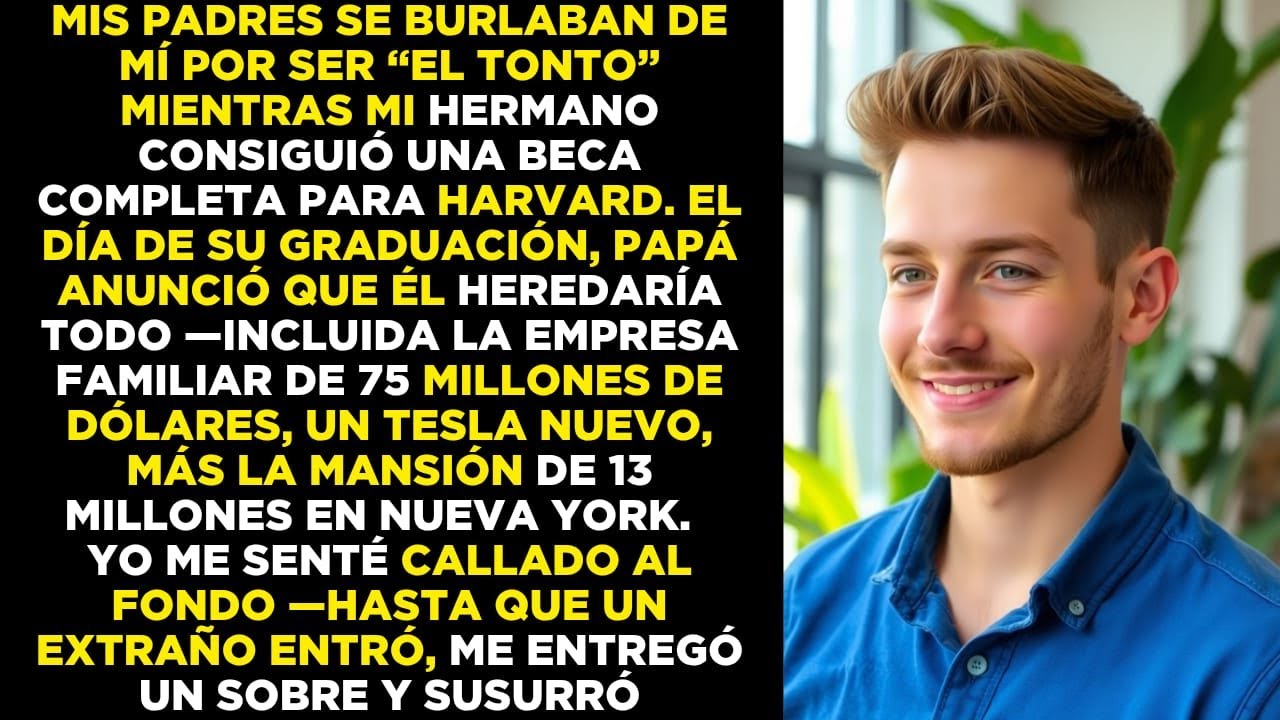 Le dieron a mi hermano 75 millones, un Tesla y una mansión, luego un desconocido me entregó un sobre