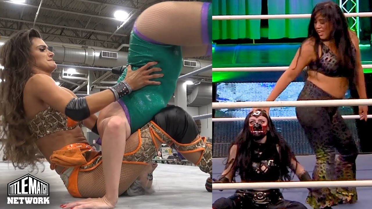 Jennacide vs Rok-C (Roxanne Perez in NXT) Women's Wrestling