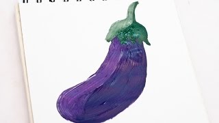 Easily Paint a Realistic Eggplant - DIY  - Guidecentral screenshot 4