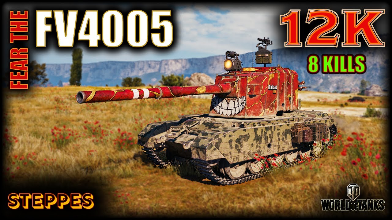 FV4005 - Insane game! 12K dmg + 3rd mark  - World of Tanks