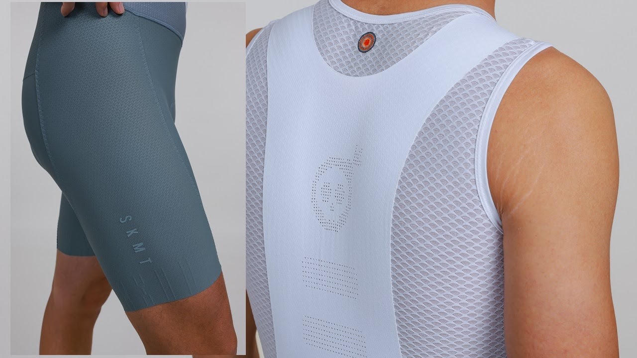 Skull Monton Mens Bib Shorts Minima Slate Gray