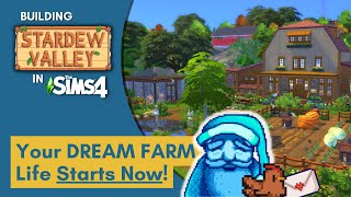 Live Your BEST Country Life in this FARMHOUSE HOMESTEAD | Building Stardew Valley in The Sims 4