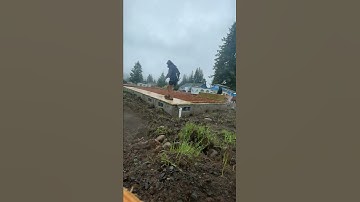 Getting Soaking Wet!  #floor #building #framing #newhomeconstruction #tools #timelapse #shorts