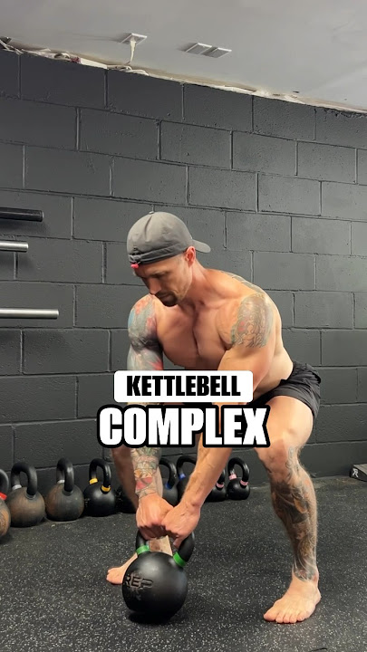 Full Body Kettlebell Workout. Save it and get it done! #kettlebellworkout