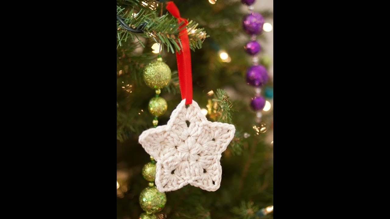 Christmas Special Crochet STAR Ornament Designs YouTube