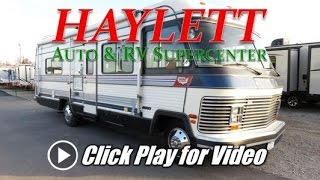 (Sold) HaylettRV  1986 Holiday Rambler Presidential 30CB Class A Gas Used Motorhome