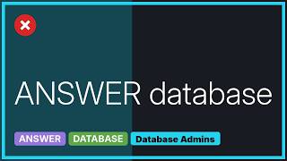 Databases: Postgresql Encoded and decoded (2 Solutions!!)