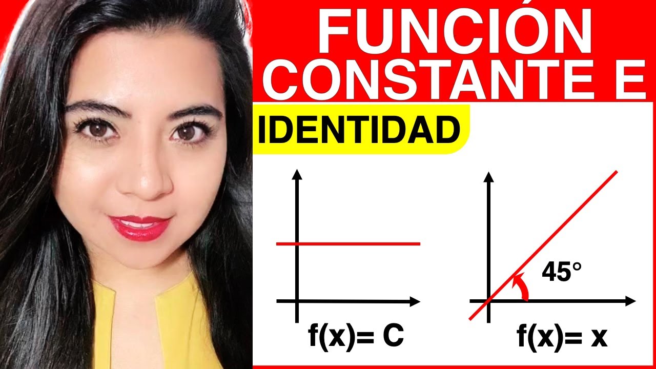 FUNCIÓN CONSTANTE y FUNCIÓN IDENTIDAD (Explicación y representación gráfica) YouTube FUNCIÓN CONSTANTE y FUNCIÓN IDENTIDAD (Explicación y representación gráfica) YouTube