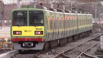 Irish Rail 8520 Class Dart Train Number 8640 - Connolly Station, Dublin