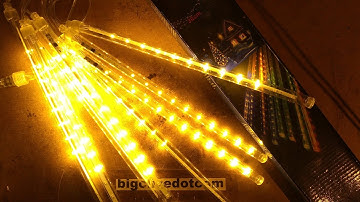 eBay meteor / icicle lights 2019.  New circuitry.  (With schematic)