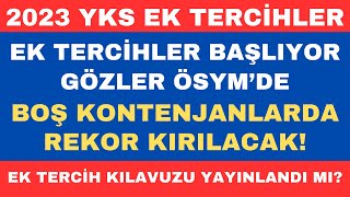 2023 Yks Ek Terci̇hler Başliyor Gözler Ösymde Ek Terci̇hlerde Kontenjanlar Rekor Kiracak 