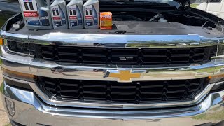 2017 Chevrolet Silverado 5.3L cambio aceite de motor
