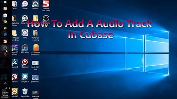 Cubase Tutorials- How To Add Audio Tracks In Cubase