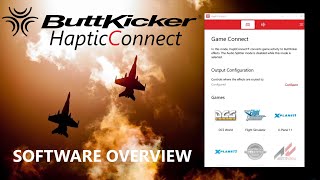 DCS & BUTTKICKER - Hapticonnect Software Overview screenshot 1