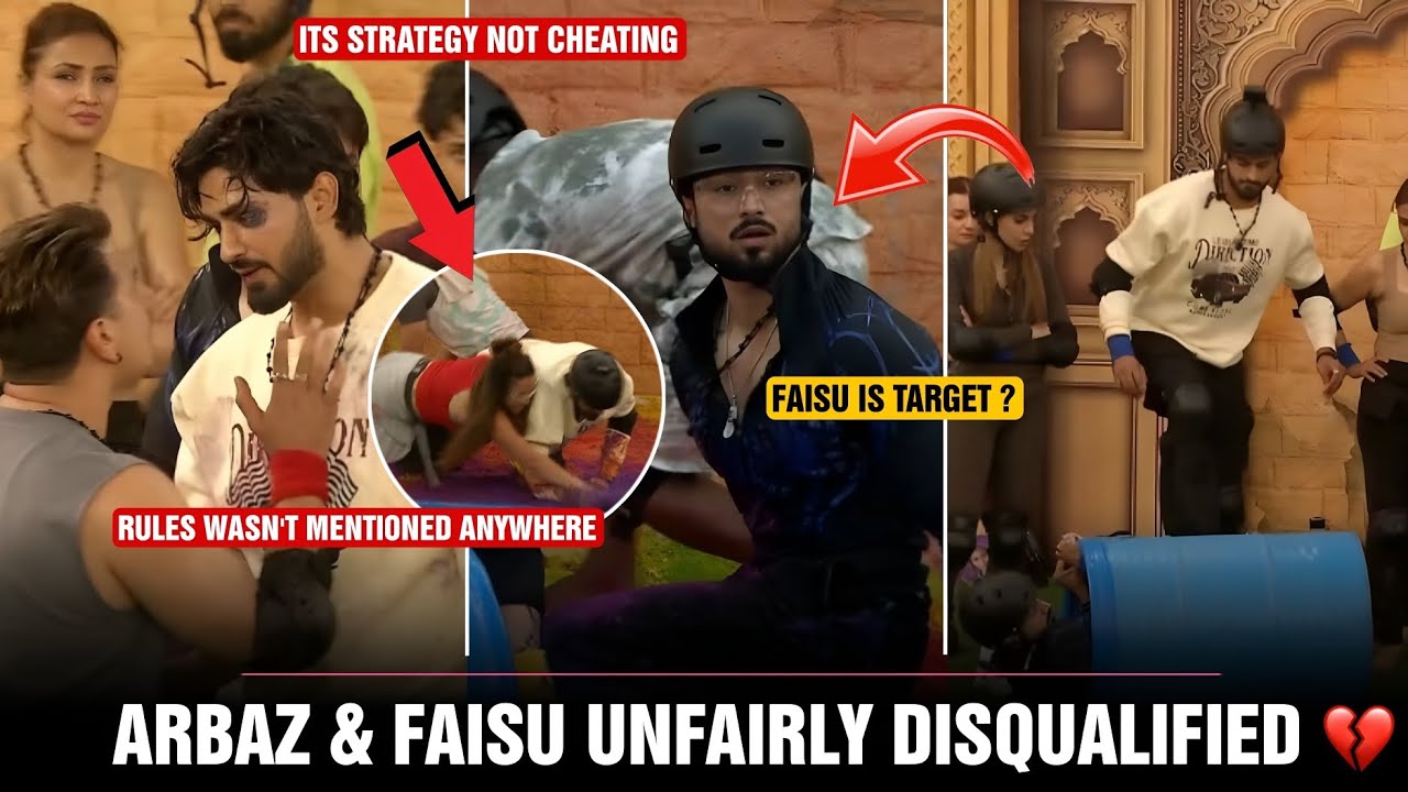 Faisu Disqualified After Arbaz Helped Him 💔 | #mrfaisu #arbazpatel #the50 #the50realityshow 