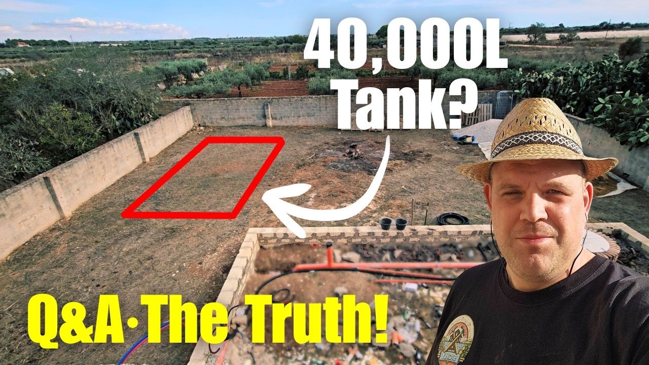 (56) Ремонт виллы своими руками на Сицилии + вопросы и ответы – слишком ли велик бак объемом 40 0...