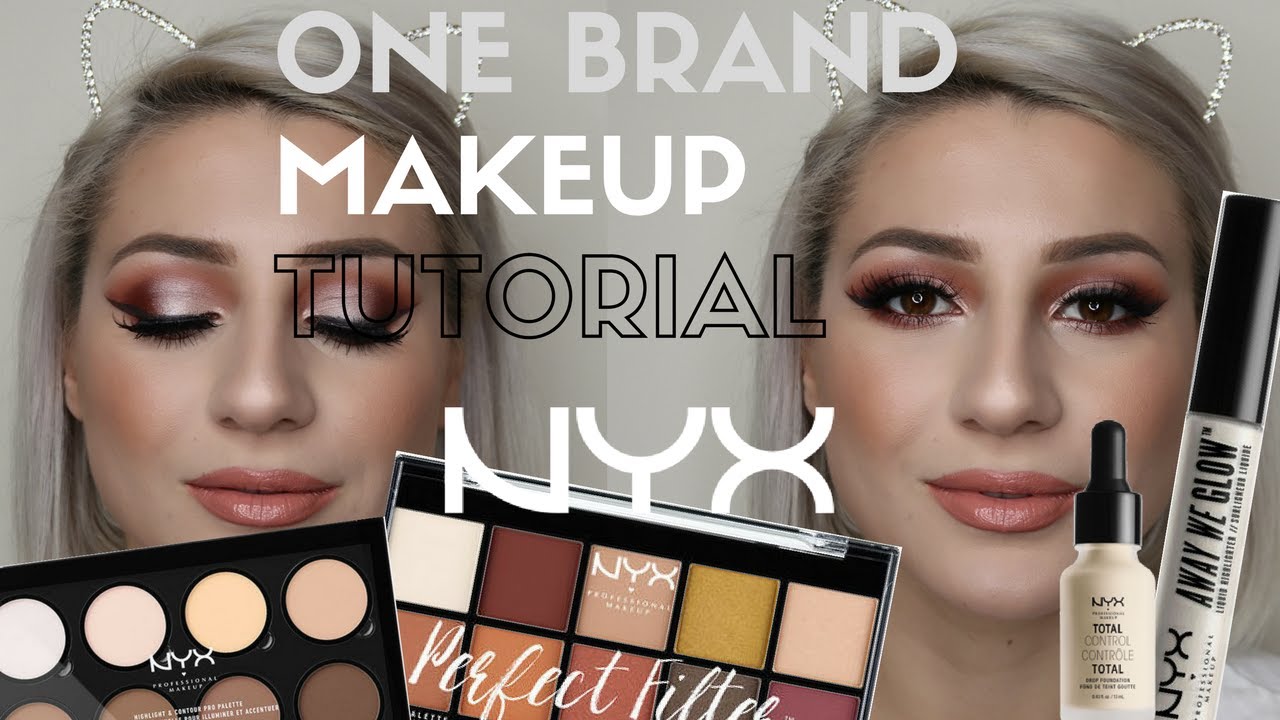 ONE BRAND MAKEUP TUTORIAL NYX COSMETICS GIO DREVELI YouTube