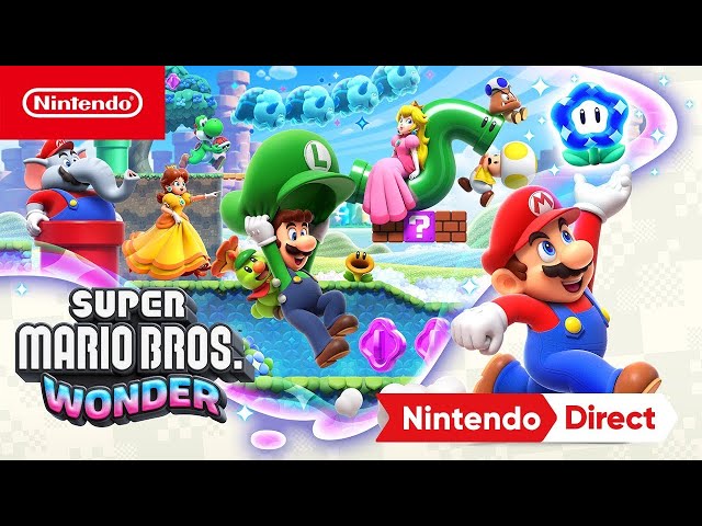 Super Mario Bros. Wonder Nintendo Direct details Dark Souls-esque