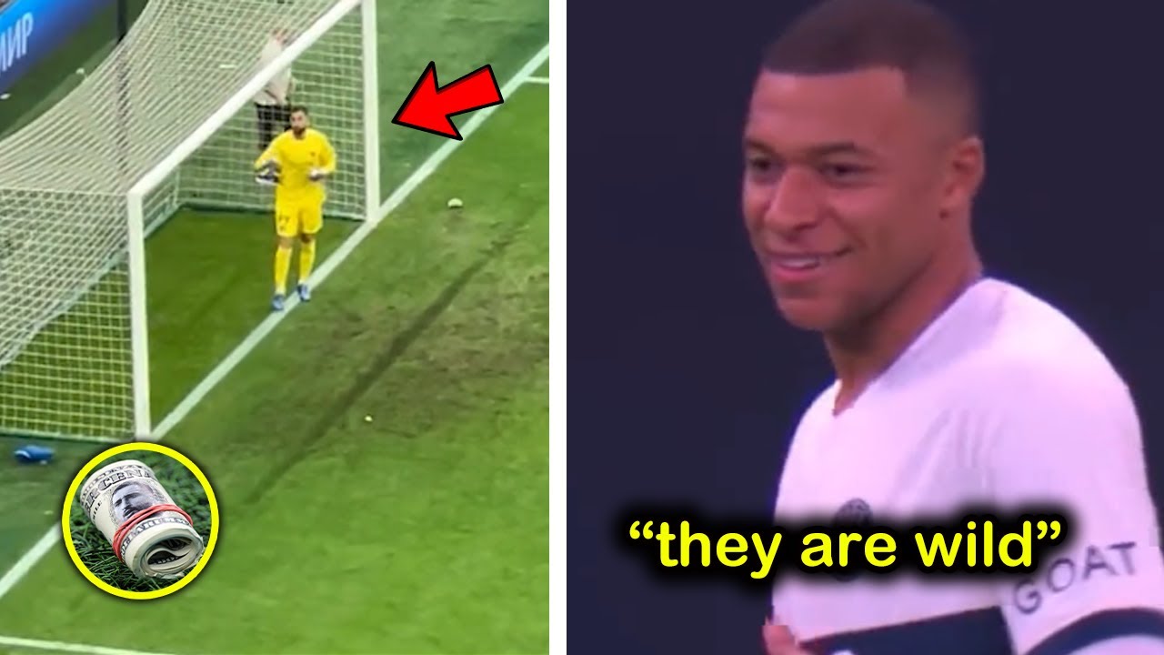 AC Milan Fans Throw Money at Donnarumma Mbappe Laughs😂 YouTube