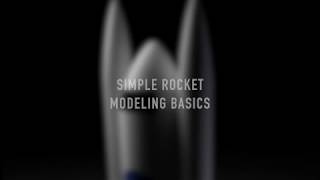 Blender Tutorial - Simple Rocket - Basic Modeling [Part 1 of 3]