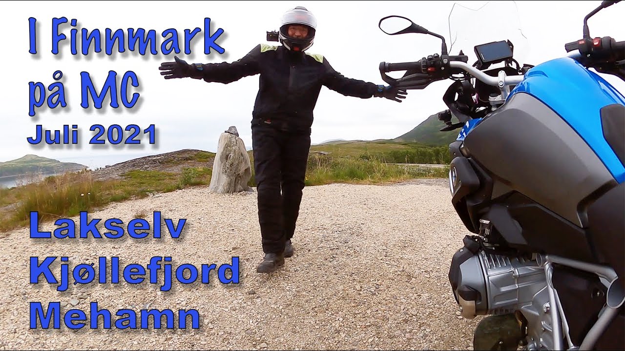 Lakselv - Kjøllefjord - Mehamn, Norway, Motorcycle Ride, July (Subtitled)