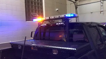 Custom Whelen Liberty build by Mac-Stearns Emergency Lighting on 2010 GMC Sierra