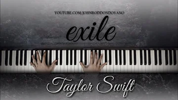 Taylor Swift - exile (feat. Bon Iver) | Piano Cover with Strings (with Lyrics)