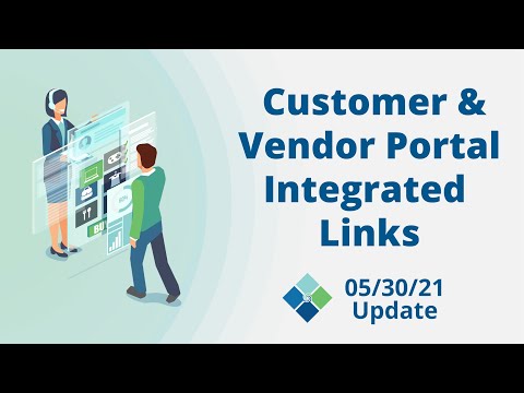 Integrated Links in the Customer/Vendor Portal