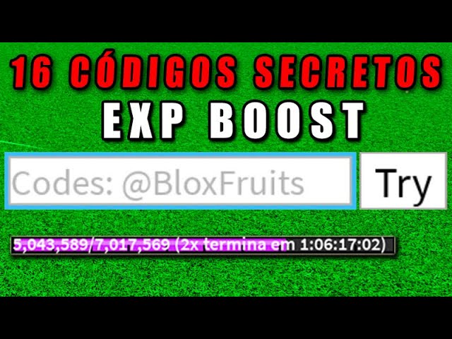 TODOS OS CÓDIGOS SECRETOS DE RESET STATUS E EXP BOOST DO BLOX FRUITS 