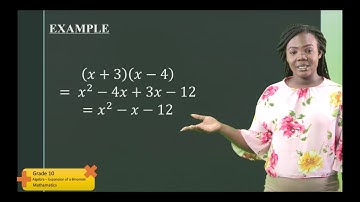 Mathematics - Grade 10: Algebra - Expansion of a Binomial