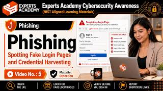 Phishing Awareness: Spotting Fake Login Pages and Credential Harvesting - Lesson 5 Guide