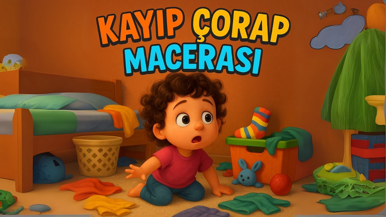 KAYIP ÇORAP MACERASI 🧦 | Eğlenceli Çocuk Şarkısı (2-5 Yaş İçin)