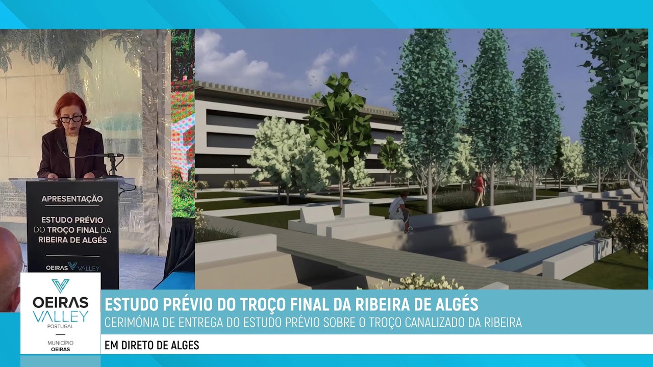 Cerimónia de Entrega do Estudo Prévio Sobre o Troço Canalizado da Ribeira de Algés
