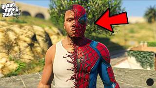 FRANKLIN GOT SPIDER POWER BUT HE LOST CONTROL IN GTA 5