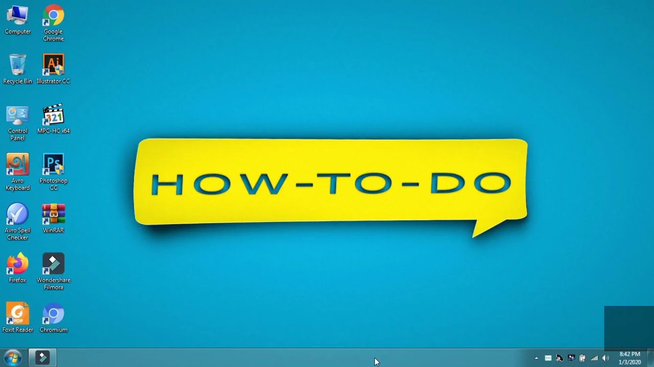 How To Move Taskbar In Windows 7 Youtube