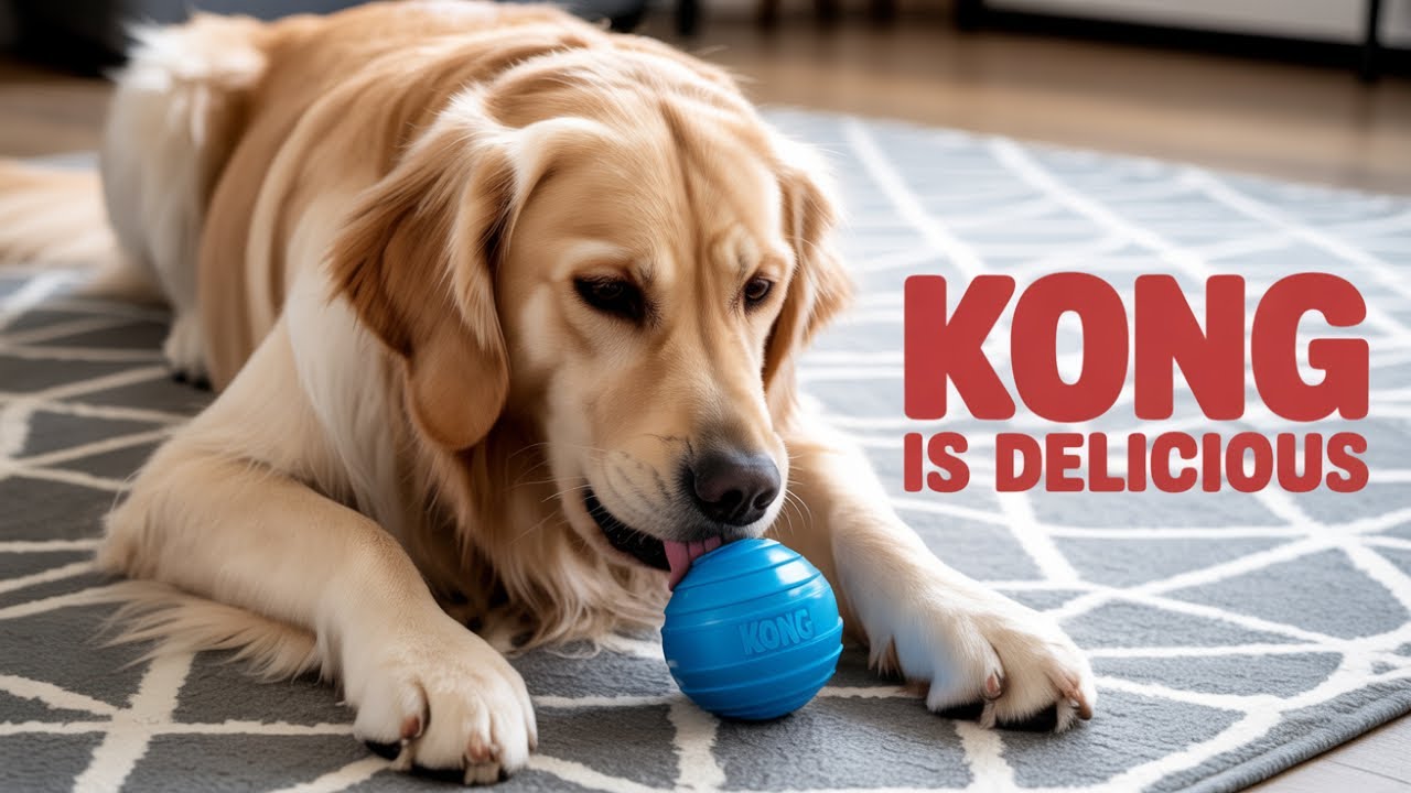 Dogie Delong Gets Completely Absorbed in his Kong!! 