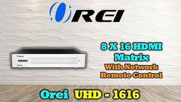 OREI 16x16 HDMI Matrix – Professional 4K Distribution for AV Systems (HDS-1616)
