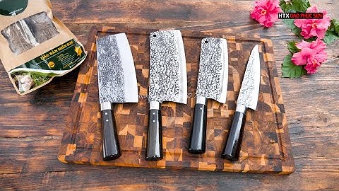 BỘ DAO BẾP CÁN MUN  - SIÊU PHẨM DÀNH CHO MỌI CĂN BẾP - HÀNG CHUẨN CỦA HTX DAO PHÚC SEN ❣️