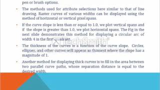 Computer Graphics: Attributes to Graphics Primitives