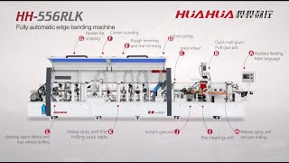 HUAHUA HH556RLK Multi-function edge banding machine,english introduction