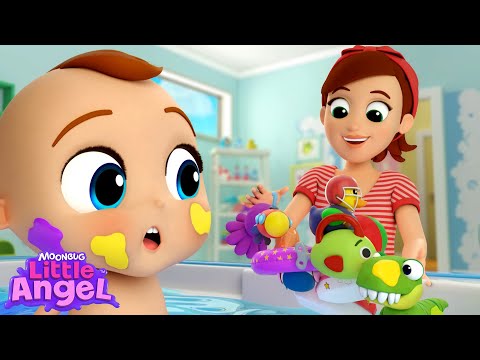 Toys in the Tub 🛁 | Little Angel Kids Songs & Nursery Rhymes