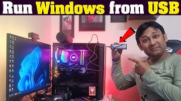 Windows चलाये USB Drive से .! Run Windows from an External Drive (Win10-Win11)🔥