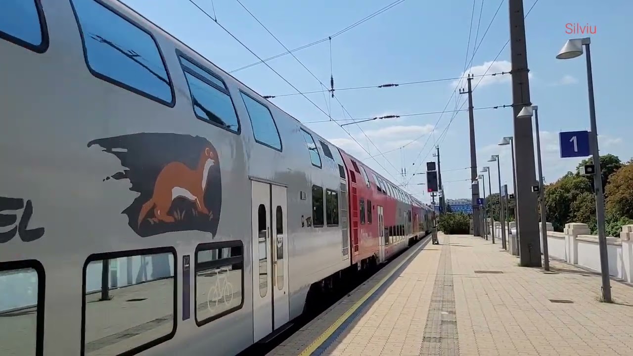 Wien Heiligenstadt: REX41 (2110) train to Ceské Velenice. Locomotive nr. 1116 084