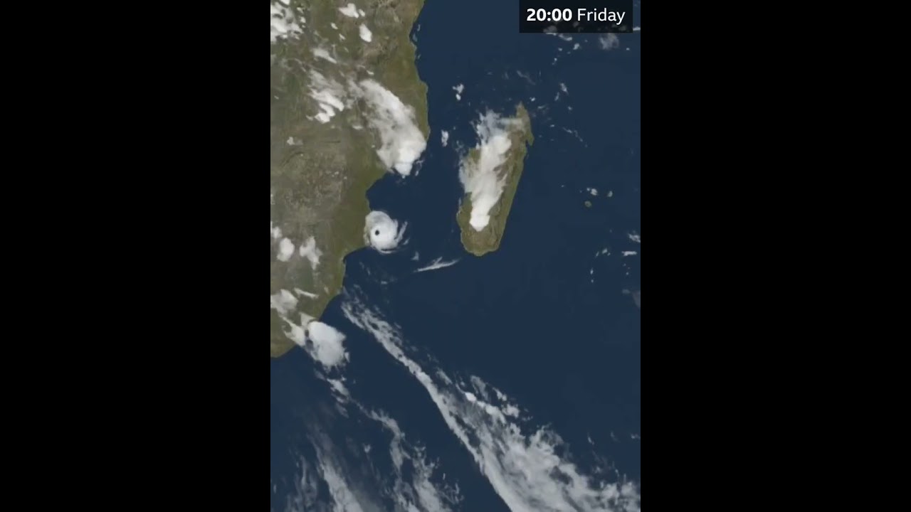 Movement of Clouds of TROPICAL CYCLONE GEZANI during last 17 Hrs on 14th Feb @2.00am GMT- bbc.com