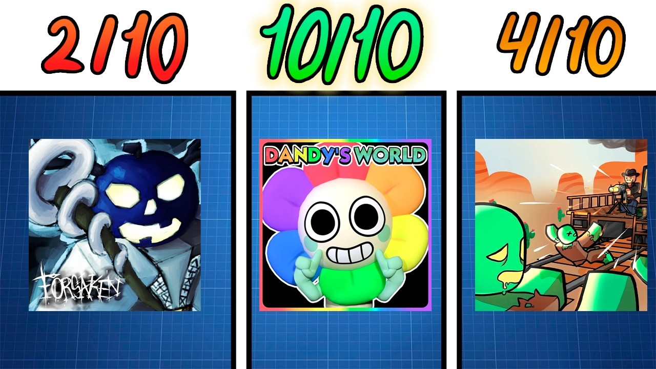 Поиграл ВО ВСЕ популярные игры роблокса и составил тир лист!