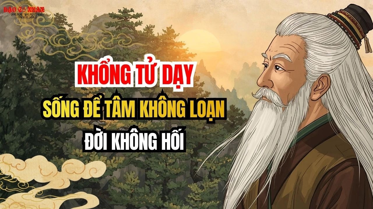 Khổng Tử Dạy: Sống Thế Nào Để Tâm Không Loạn, Đời Không Hối | Triết lý cổ nhân